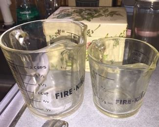 Fire King Measuring Cups