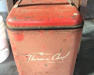 Vintage Therm-a-Chest Metal Cooler 