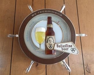 Old Ballantine Beer Ad  Display