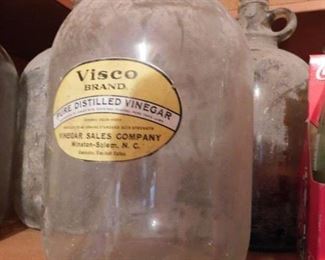 Visco Vinegar Jar Winston Salem N.C.