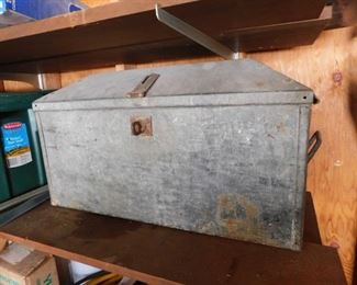 Primitive Metal Tool Box  