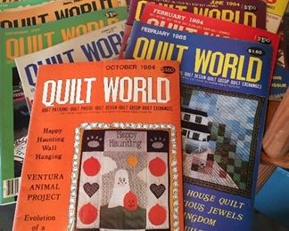 1980’s Quilt World Magazines