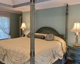 Beautiful Baker Pedestal King Size Bed