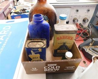 Old Kitchen Tins and Bottles
