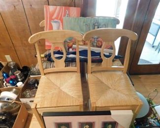 Wicker Bottom Kitchen Chairs