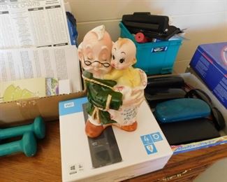 Vintage Grandpa and Baby Bank