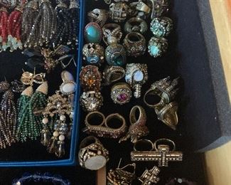 Heidi Daus Rings and Earrings