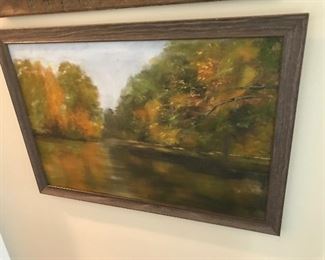 Landscape Painting by Kathy Ward -- $95