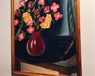 Flower Vase Painting  -- $40