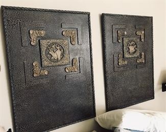 Pair of Wall Decor Plaques (from Batte) -- $250