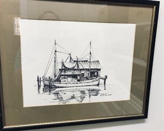 Ship Print by Shemroske -- $50