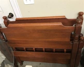 Pair of Twin Beds with Rails-- $200
