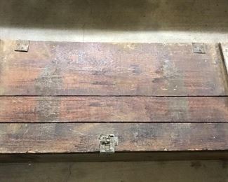 Wooden Crate with Straps -- $75