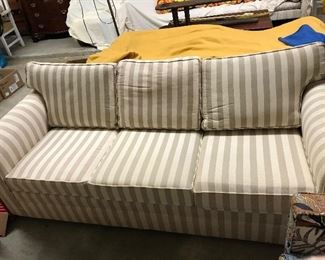 Jamison Striped Box Sleeper Sofa -- $150