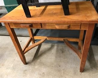 Oak Secretary's Desk -- $65