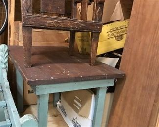 Child's Table -- $75                                                                     Child's Chair -- $50