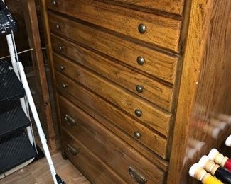 Pine Finish Tall Chest -- $150
