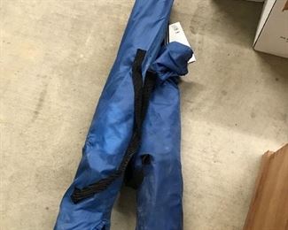 Pair of Blue Umbrella Chairs -- $8