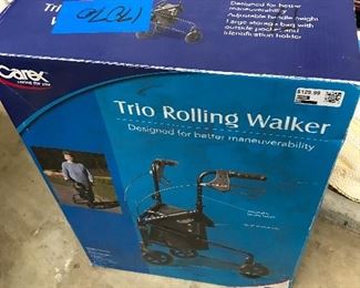 3-Wheeled Walker NIB -- $50