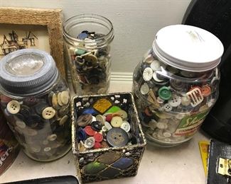 GROUP LOT of Buttons -- $30