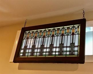 Prairie Style Stained Glass Window -- $1,200