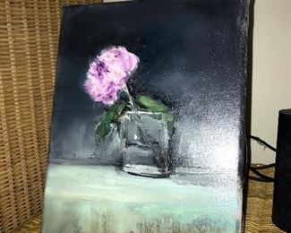 Purple Flower in Vase by Kathy Ward -- $60