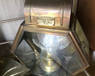 Brass Tavern Light Lantern -- $30
