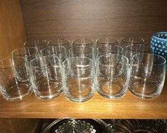 Set of 15 Glass Tumblers -- $15