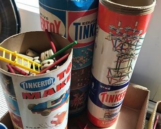 GROUP LOT of Tinker Toys -- $20