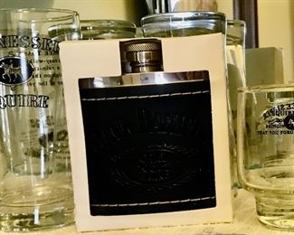 Unused Jack Daniel’s Leather 
Covered Flask -- $10

