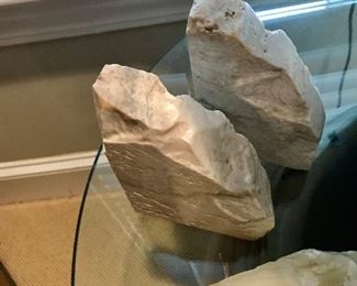 PAIR Marble Bookends -- $20