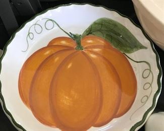 Pumpkin Pie Plate -- $8