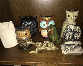 GROUP LOT Owls -- $40