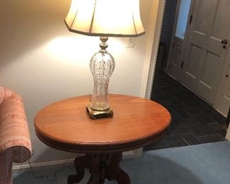 Walnut Victorian table