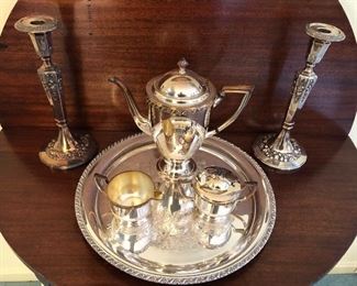 Silver tea set