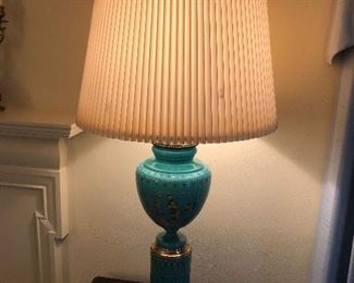 Bristol glass lamp