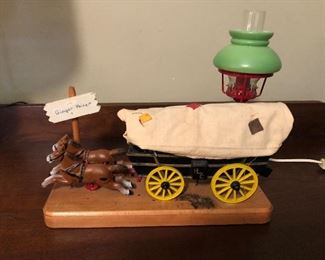 Covered wagon lamp