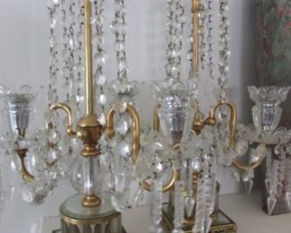 Pair of mirrored Girandole