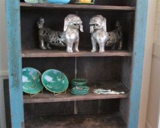 Primitive 4 Shelf Cabinet 34 1/2 wide, 17" deep, 61" high