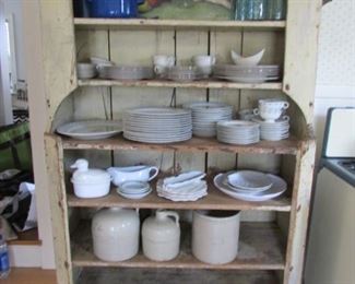 6 Shelf cabinet 75" high, 41" wide, 17" deep