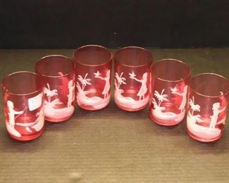 Mary Gregory Tumblers