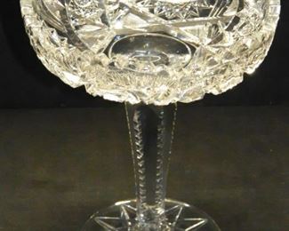 Cut Glass Compote