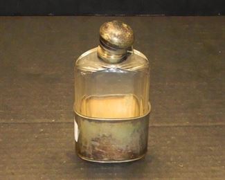 Silver Plate Flask
