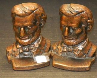 Abe Lincoln Bookends