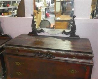 Walnut French Queen Anne Dresser