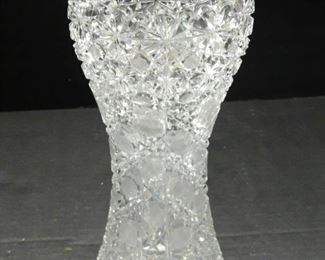 Cut Glass Vase