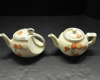 Orange Poppy Hall Pottery