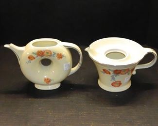 Orange Poppy Hall Pottery