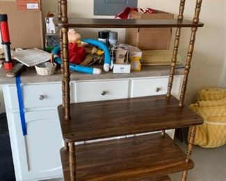 #47 5 laminate display shelf 32x16x60 $20.00