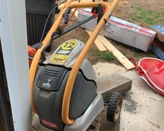 #57 Ryobi Electric Powered Tiller $60.00